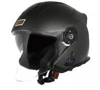 Casco Con Intercomunicador Bluetooth Integrado Origen Palio Titanio Mate Talla S