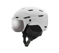 Casco con visera Smith Survey Eu (Blanco mate Chromapop Sun Platinum Mirror)