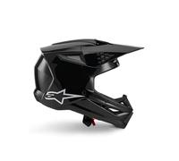 CASCO CROSS ALPINESTARS S-M3 SOLID ECE06 - S, BLACK GLOSSY 1180