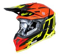 casco cross just1 j39 poseidon - amarillo / rojo S