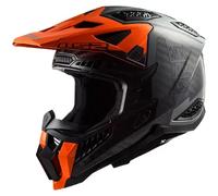 casco cross ls2 mx703 carbon x-force victory - titanio XL
