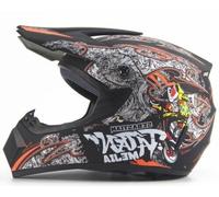 Casco Cross Para Niños Motocicleta Motocross Mejia Negro Mate Quad