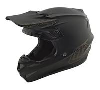 casco cross troy lee se4 polyacrylite monocolor - negro L