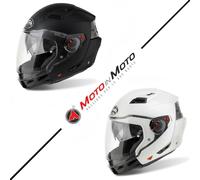 Casco Crossover Airoh Executive P/J Mentoniera Desmontable Negro Opaco