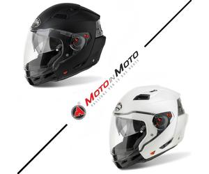 Casco Crossover Airoh Executive P/J Mentoniera Desmontable Negro Opaco