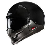 HJC i20N Casco jet, negro, tamaño M para Hombres