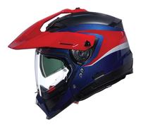 Casco Crossover Nolan N70-2 X CONVINTO 344 Blu / Rosso / Bianco