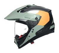 Casco Crossover Nolan N70-2 X SELVADO 348 Nero/Verde grigio/Bianco/Arancione