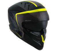 Suomy Armor Crew 2023 Casco Jet, negro-amarillo, tamaño XS para Hombres