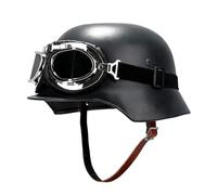 Casco de Acero M35 del Ejército Alemán de Élite de La Segunda Guerra Mundial, con Correa para Los Ojos y Diseño de Dos Niveles, para Airsoft Actividades Al Aire Libre y Caza de CS