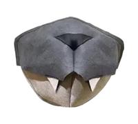 Casco De Animales Hablando - Máscara De Mascarada De Mandíbula Móvil | Accesorio Interactivo De Cara De Para Halloween | Accesorios De Disfraz Realistas | Spooky Creature Apparel Eq