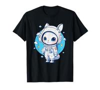 Casco de astronauta de conejo conejo, traje espacial para niñas Camiseta