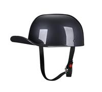 Casco De Béisbol Vintage Para Motocicleta, Abierto, De Media Cara, Para Hombres Y Mujeres, Adultos, Ciclomotor, Moto Acuática, Bicicleta, Crucero, Chopper, Aprobado Por ECE. 5,XL/(59~61cm)