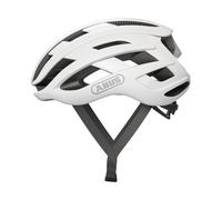 ABUS Casco de ciclismo de carretera AirBreaker - Casco de ciclismo de alta gama para ciclismo profesional - para adolescentes y adultos - Casco para hombre y mujer - Blanco, talla L