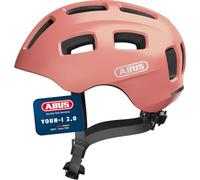 ABUS Casco de bicicleta Youn-I 2.0 con luz para niños y adolescentes