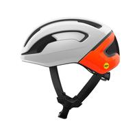 Casco de bicicleta de carretera POC Omne Air MIPS (Blanco Hidrógeno/Naranja fluorescente)