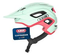 Casco de bicicleta de montaña ABUS CliffHanger - Casco para senderos complicados - Con grandes aberturas de ventilación y sistema de correa TriVider - Para hombre y mujer