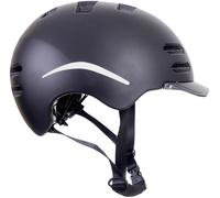 Casco de bicicleta Edge Urban E-bike Pedelec Medium (54-58cm) - negro - marca de calidad NTA 8776