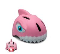 Casco bicicleta niño Crazy Safety Tiburón ( Rosa / Única )