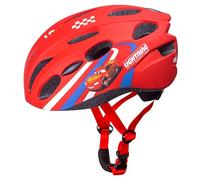 Casco de Bicicleta para niño Seguro y Ligero, Ajustable 52-56 cm, Deportivo Casco Infantil, ventilado, PROTECCIÓN DE LA Cabeza (Disney Cars)