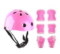 Casco De Bicicleta para Niños Casco para Niños Pequeños Casco De Protección Mate para Patinaje, BMX, Bicicleta, MTB, Scooter Acrobático Y Monopatín, Protección(Rosa)