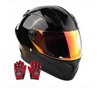 Casco De Bicicleta Para Niños Con Guantes, Para Patinete, Motocicleta, ATV Y Cuatriciclo Aprobado Por El DOT, Apto Para Edades De 3 A 13 Años. 7,M/(49~50cm)