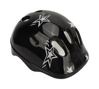 Casco de Bicicleta para Niños, Forro de Espuma, Casco de Bicicleta para Niños, para Ciclismo, Monopatín, Correa Ajustable Que Absorbe los Golpes (Black)