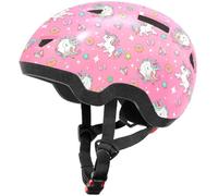 Casco de bicicleta para niños y niñas, cascos ajustables para niños de bebé/bebé (unicornio, talla S)