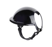 Casco de bicicleta para perro rosa con cinturón ajustable, sombrero de seguridad ligero para mascotas con agujeros para las orejas para perros pequeños, medianos y grandes, equitación, senderismo