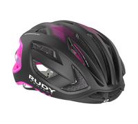 Casco de bicicleta Rudy Project EGOS (NEGRO/FUXIA FLUO MATE)
