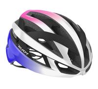 Casco de bicicleta Rudy Project REBEL CARBON (Metal Perla/Rosa/Azul Cibernético - Brillante)