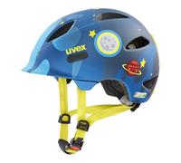 uvex OYO Style, Casco Infantil Ligero, Ajuste de Talla individualizado, luz LED Opcional, Deep Space Matt, 45-50 cm