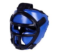 Casco de boxeo unisex portátil para artes marciales Mma Muay Thai Karate, color azul, talla L