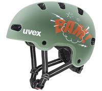 Casco de ciclismo para niños Uvex Kid 4 Style Talla de casco: 51-55 cm / Color: khaki