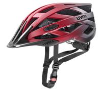 uvex i-Vo CC Casco de Bicicleta, Adultos Unisex, Red-Black Matt, 56-60 cm
