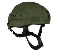 Casco de Combate Estadounidense Mich 2002 W/Rail Oliv