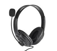 Casco De Computadora Profesional: Micrófono Antibedes De Vástago Flexible, Supra -aurale Ligero, Control De Volumen Ajustable, Cable Extraíble, PC Y La Computadora Portátil Compatible | Ideal para