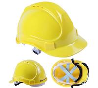Casco de construcción para niños, Ajustable para niños de 3 a 7 años, Aspecto Realista, réplica de Equipo de Adultos. Sombrero Amarillo para Trabajadores de la construcción para niños y niñas