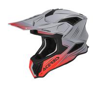 Casco de Cross Acerbis Airstrike-X Gris/RojoXS Gris,Rojo