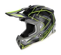 Casco de Cross Acerbis Linear 22-06 Negro/Amarillo FlúorXXL Negro,Amarillo Flúor