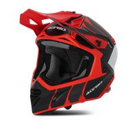 Acerbis X-Track 2023 Casco de motocross, negro-rojo, tamaño S para Hombres