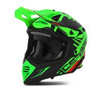 Casco de Cross Acerbis X-Track Verde Flúor/NegroM Verde Flúor,Negro