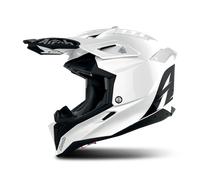 Airoh Aviator 3 Color Casco de motocross, blanco, tamaño XL para Hombres