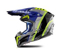 Casco de Cross Airoh Aviator 3 Hima Azul brillanteXL Azul brillante