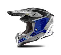 Casco motocross Airoh Aviator 3 Saber 2024 azul brillante M