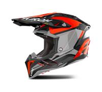 Airoh Aviator 3 Saber, casco cruzado M male Negro/Naranja/Gris