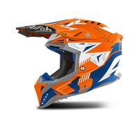 Casco de Cross Airoh Aviator 3 Spin Naranja Flúor MateXS Naranja Flúor Mate
