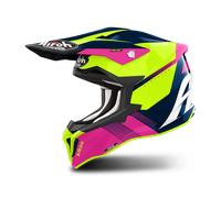Casco de Cross Airoh Strycker Axe Azul/RosaXXL Azul,Rosa