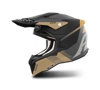 Casco de Cross Airoh Strycker Axe Dorado MateXS Dorado Mate