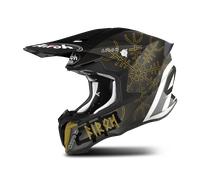 Airoh Twist 2.0 Sword, casco integral L male Mate Negro/Blanco/Oro/Gris